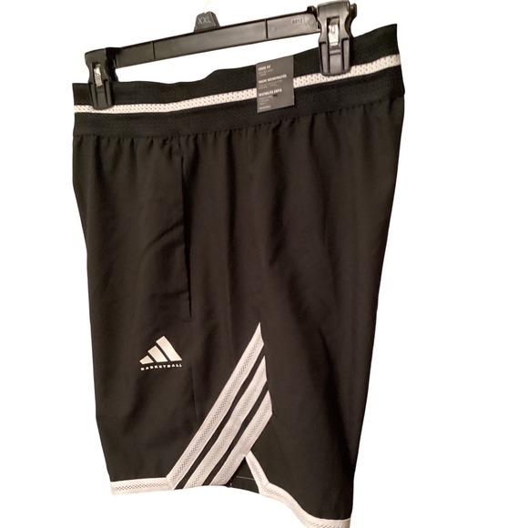 adidas Other - Adidas Mens Crazylite Basketball Shorts Black White 7 Inch Inseam JN0328 Size M